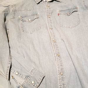 Mens Levi's Barstow Denim Long sleeve